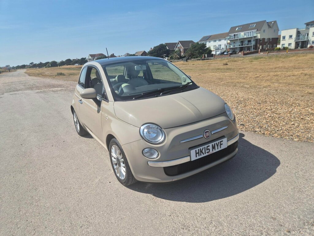 Fiat 500 1.2 Lounge Hatchback Euro 6 Ss Brown