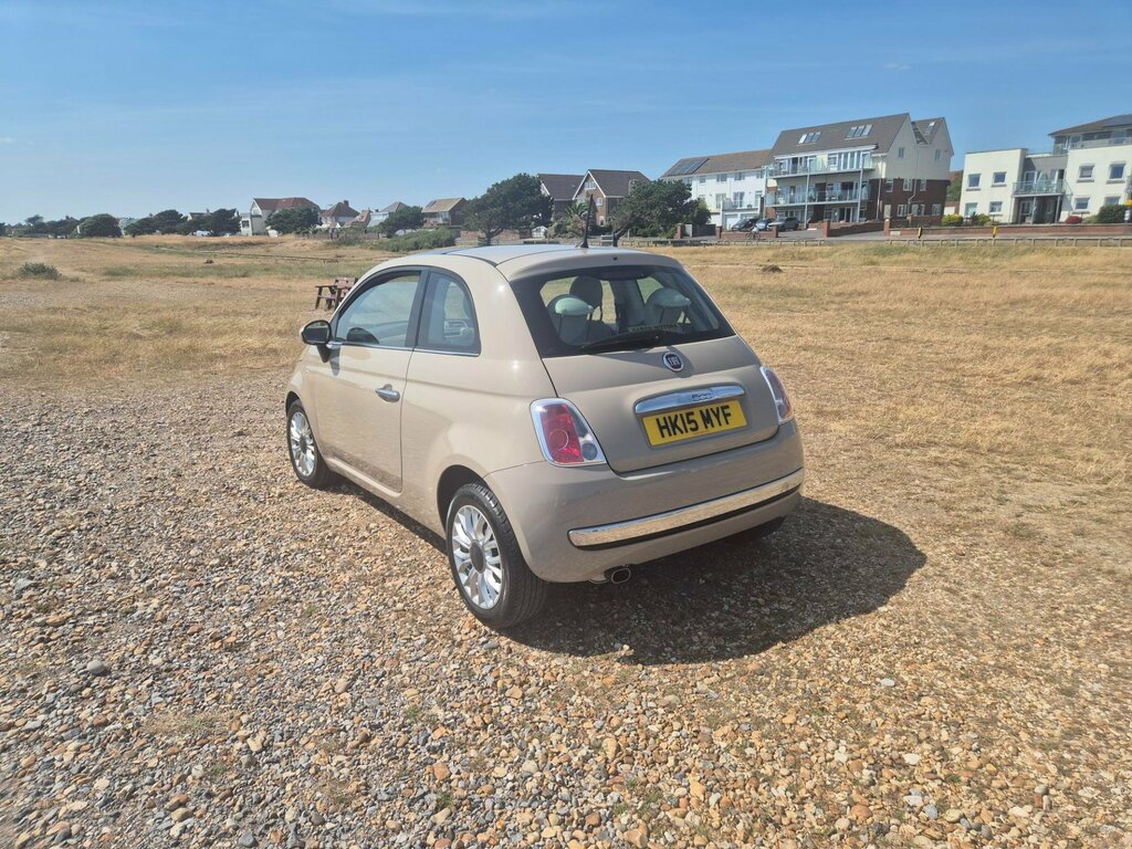 Fiat 500 1.2 Lounge Hatchback Euro 6 Ss Brown #3