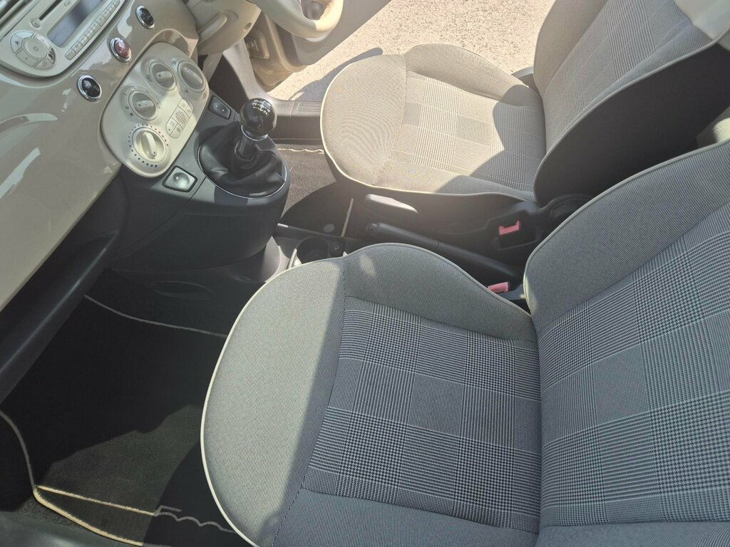 Fiat 500 1.2 Lounge Hatchback Euro 6 Ss Brown #6