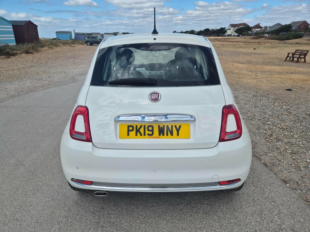 Fiat 500 Lounge 1.2 Hatchback PK19WNY White #4