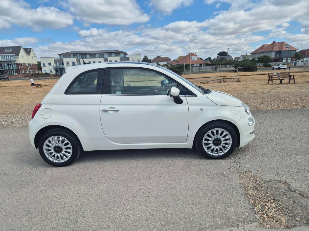Fiat 500 Lounge 1.2 Hatchback PK19WNY White