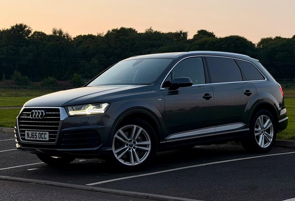 Audi Q7 3.0 Tdi V6 S Line Tiptronic Quattro Euro 6 Ss 5 NJ65OCC Grey #6