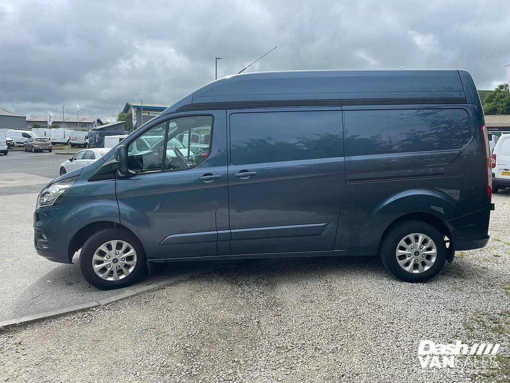 Ford Transit Custom 300 Ecoblue Limited BJ73KCF Blue #4