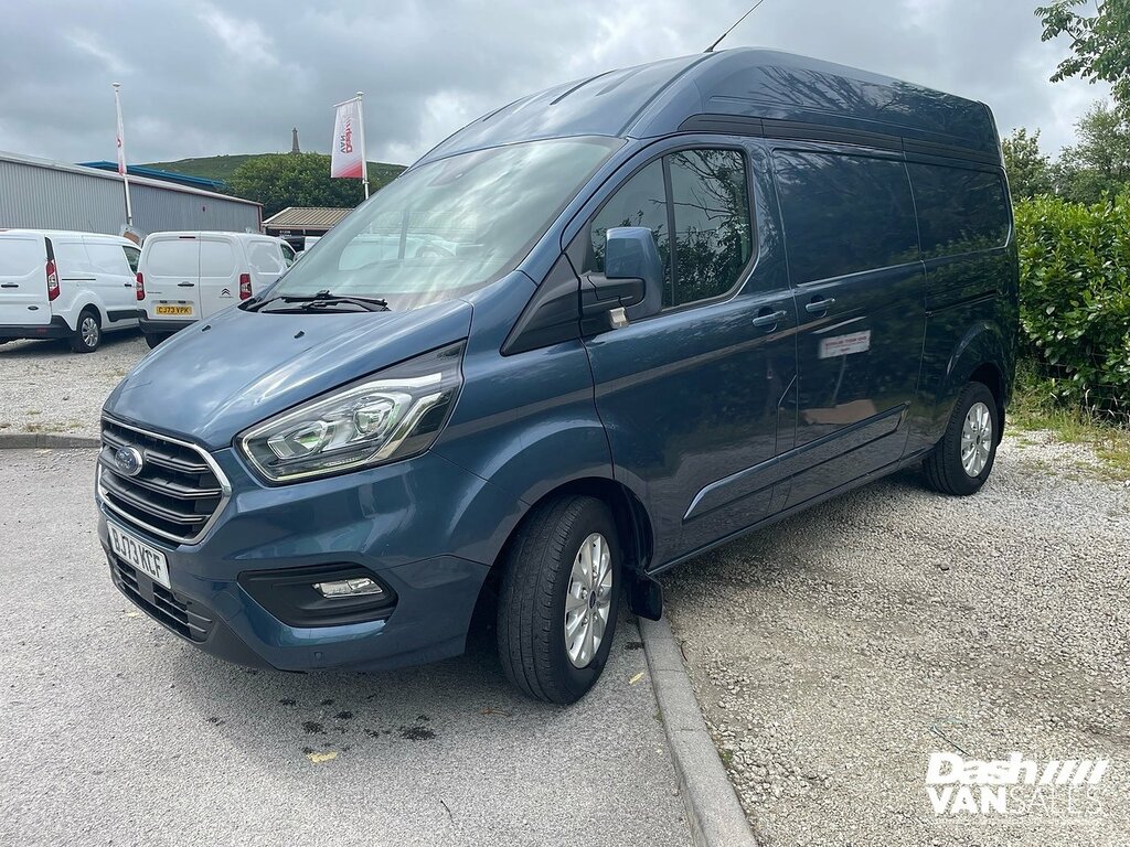 Ford Transit Custom 300 Ecoblue Limited BJ73KCF Blue #3