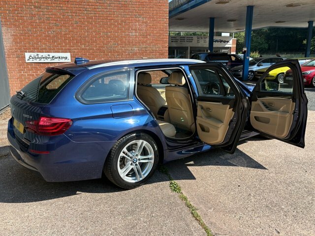 BMW 5 Series 2017 2.0 520D M Sport Touring Euro Blue #6