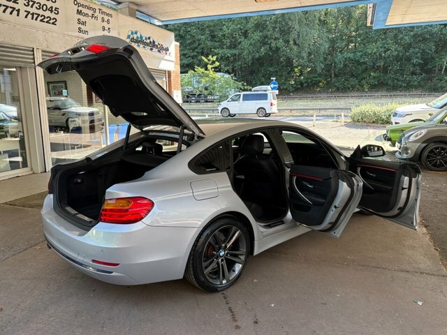 BMW 4 Series Gran Coupe 2014 2.0 418D Sport Hatchback Euro Silver #3