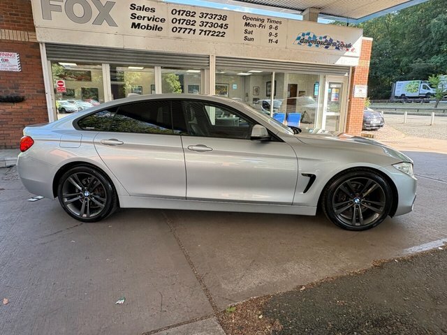 BMW 4 Series Gran Coupe 2014 2.0 418D Sport Hatchback Euro Silver #2