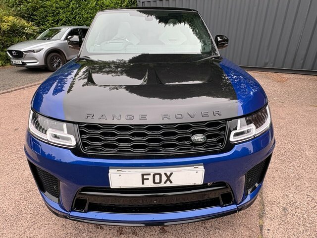 Land Rover Range Rover Sport 2019 5.0 P575 V8 Svr Suv 4Wd Euro Blue #3