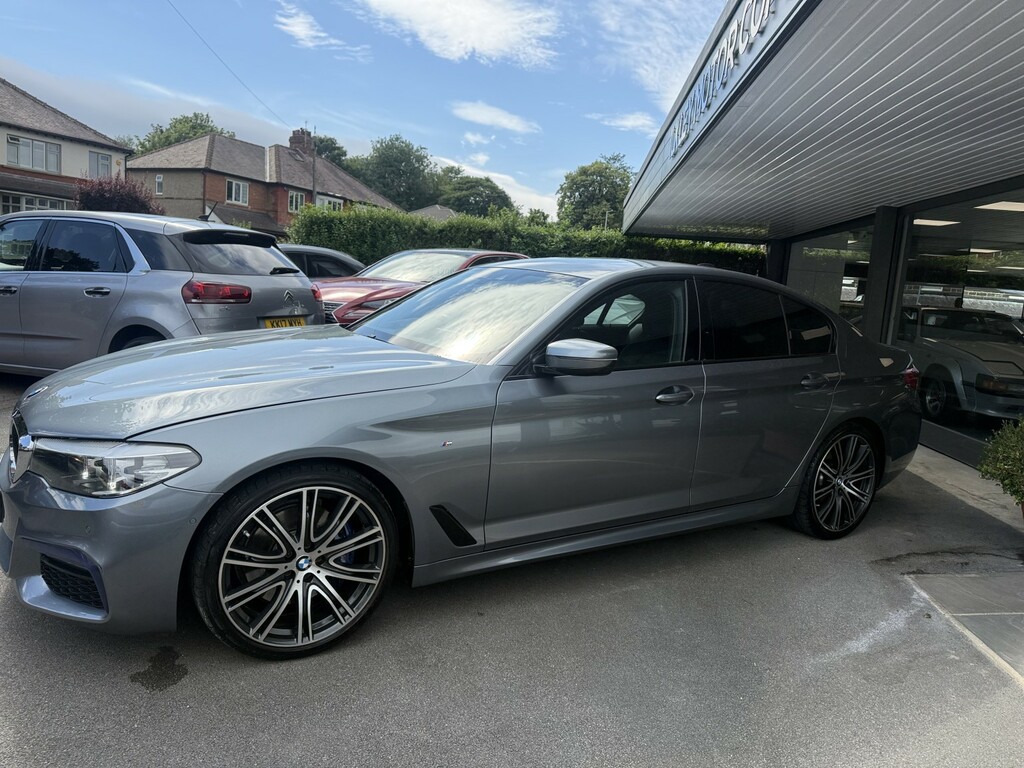 BMW 5 Series 3.0 530D Xdrive M Sport Saloon Blue #3