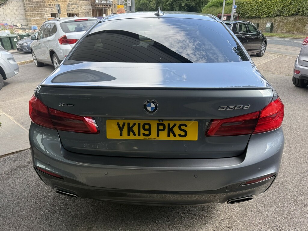 BMW 5 Series 3.0 530D Xdrive M Sport Saloon Blue #6