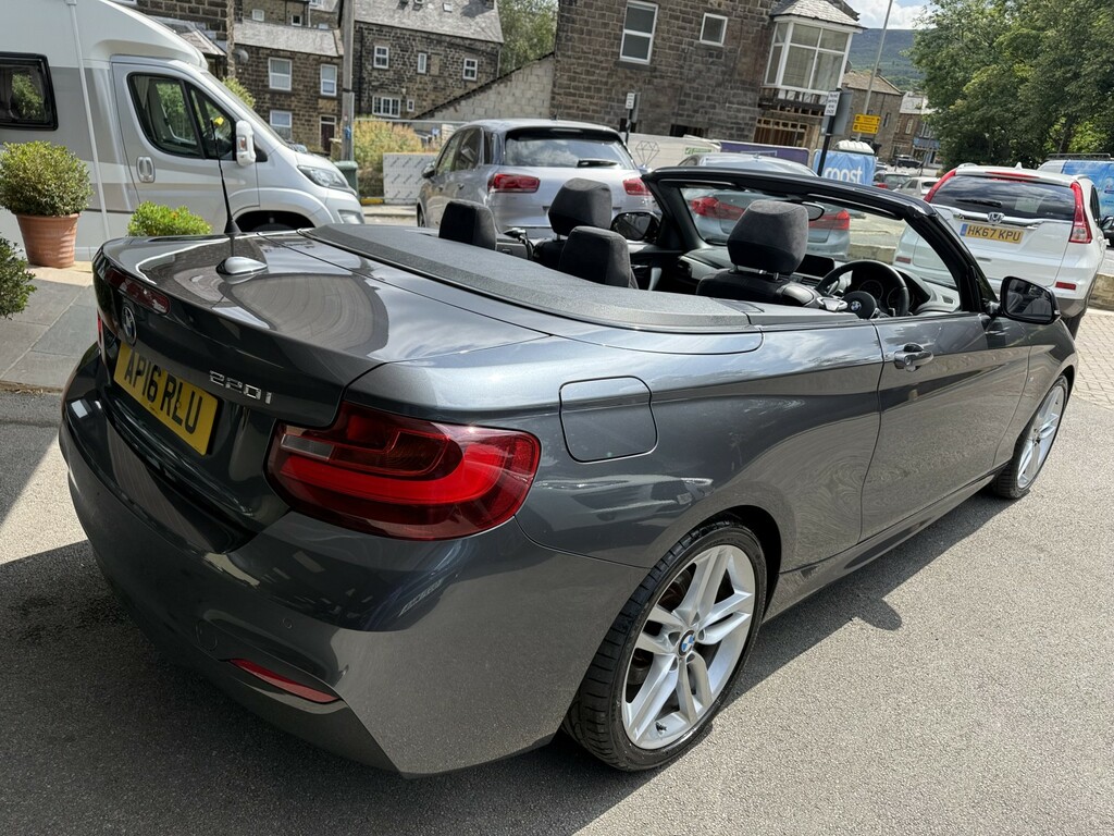 BMW 2 Series 2.0 220I M Sport Convertible Grey #2