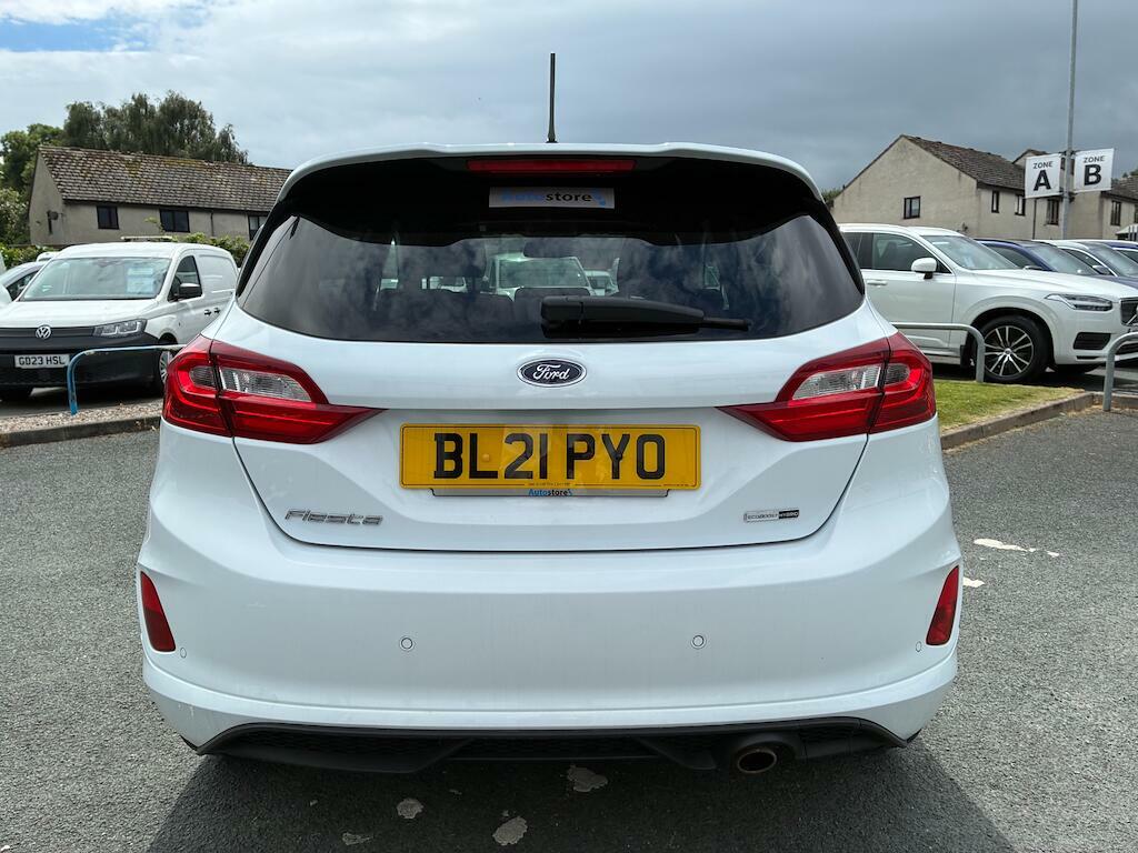 Ford Fiesta 1.0T Ecoboost Mhev St-line X Edition Euro 6 Ss BL21PYO White #5
