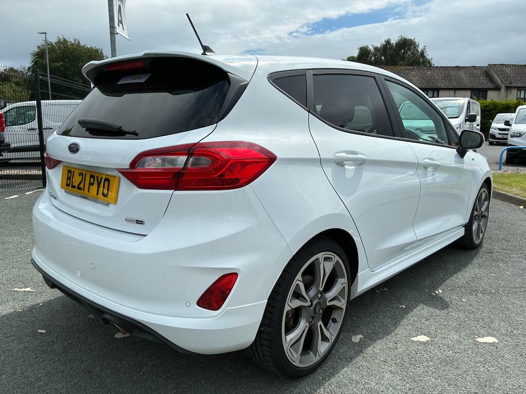 Ford Fiesta 1.0T Ecoboost Mhev St-line X Edition Euro 6 Ss BL21PYO White #6