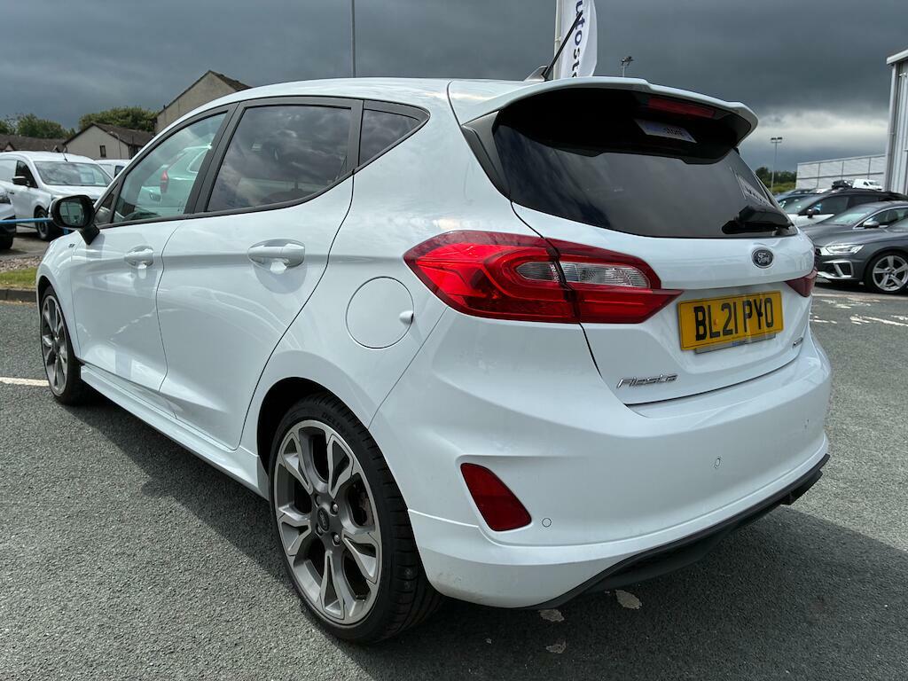 Ford Fiesta 1.0T Ecoboost Mhev St-line X Edition Euro 6 Ss BL21PYO White #4