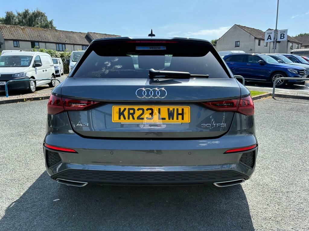 Audi A3 1.0 Tfsi 30 S Line Sportback Euro 6 Ss KR23LWH Grey #5
