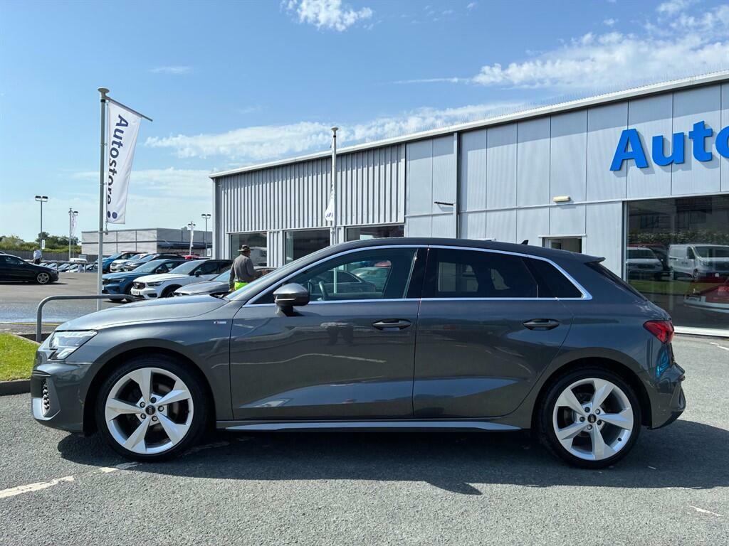 Audi A3 1.0 Tfsi 30 S Line Sportback Euro 6 Ss KR23LWH Grey #3