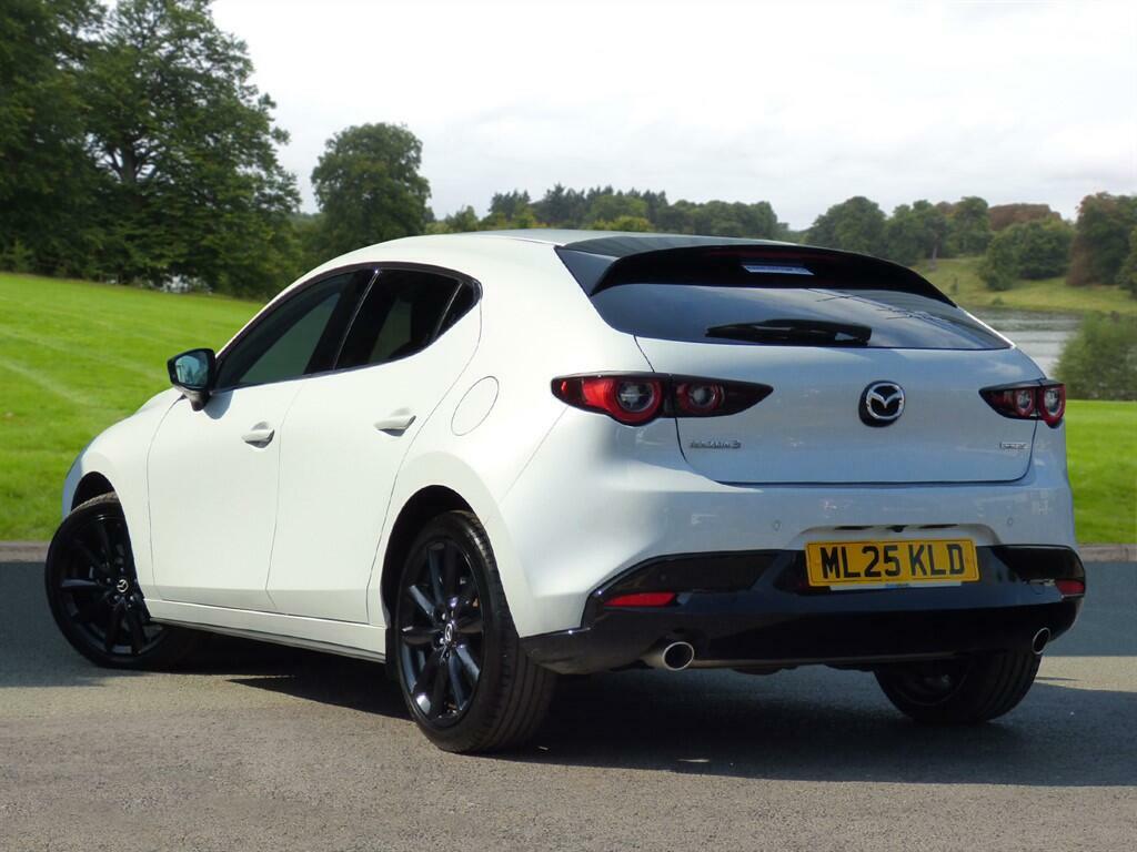 Mazda 3 2.5 E-skyactiv-g Mhev Homura Euro 6 Ss ML25KLD White #4