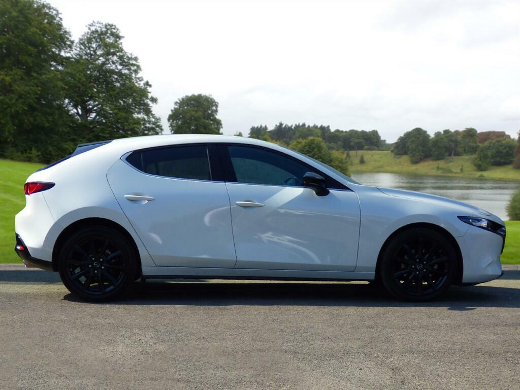 Mazda 3 2.5 E-skyactiv-g Mhev Homura Euro 6 Ss ML25KLD White #3