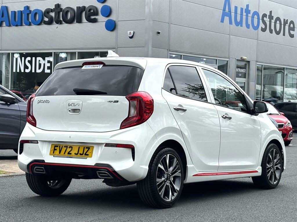 Kia Picanto 1.0 T-gdi Gt-line S Euro 6 Ss FV72JJZ White #5