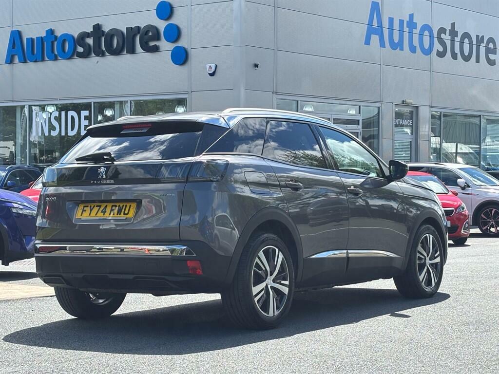 Peugeot 3008 1.6 12.4Kwh Allure E-eat Euro 6 Ss FY74RWU Grey #5