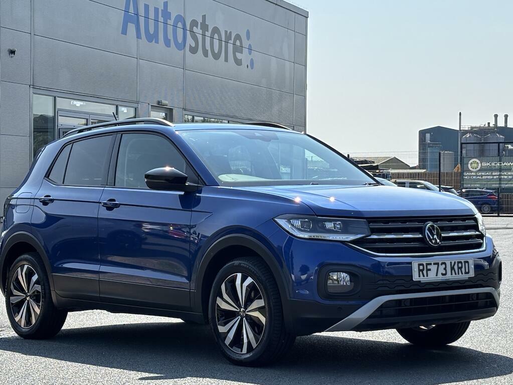 Volkswagen T-Cross 1.0 Tsi Black Edition Euro 6 Ss RF73KRD Blue #3