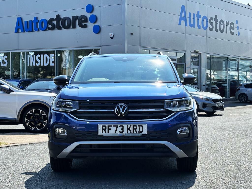 Volkswagen T-Cross 1.0 Tsi Black Edition Euro 6 Ss RF73KRD Blue #2