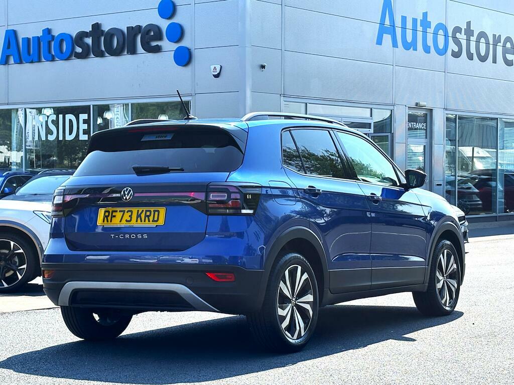 Volkswagen T-Cross 1.0 Tsi Black Edition Euro 6 Ss RF73KRD Blue #5