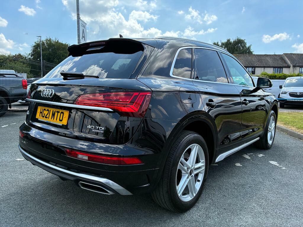 Audi Q5 2.0 Tdi 40 S Line S Tronic Quattro Euro 6 Ss HG21MTO Black #6