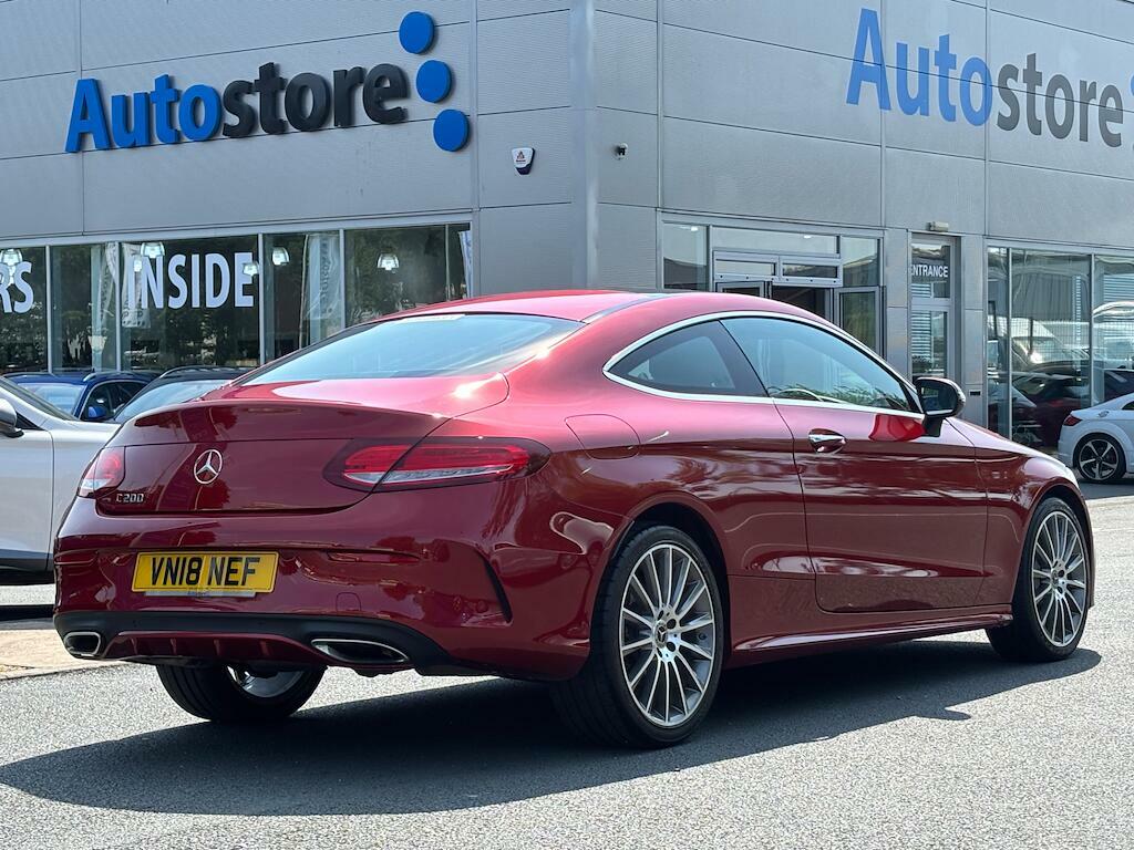 Mercedes-Benz C Class 2.0 C200 Amg Line Premium G-tronic Euro 6 Ss VN18NEF Red #5