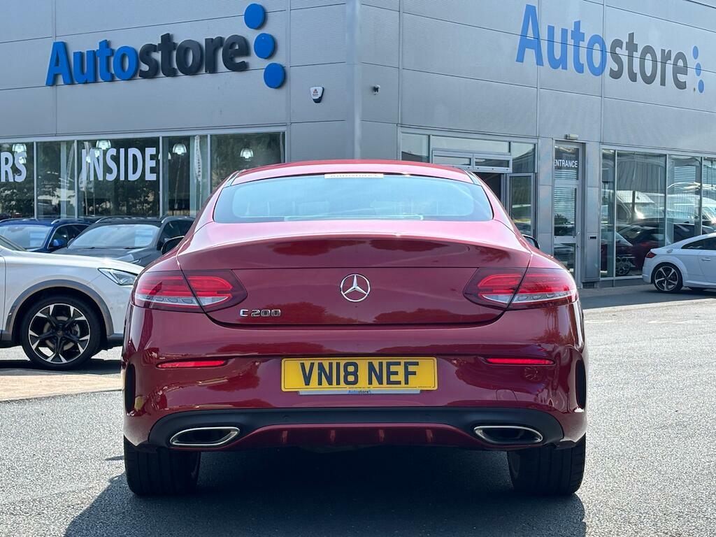 Mercedes-Benz C Class 2.0 C200 Amg Line Premium G-tronic Euro 6 Ss VN18NEF Red #6