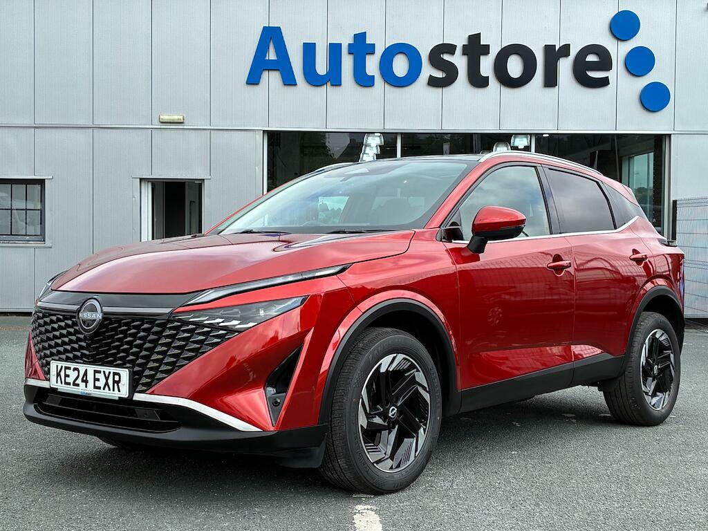 Nissan Qashqai 1.3 Dig-t Mhev N-connecta Xtron Euro 6 Ss KE24EXR Red