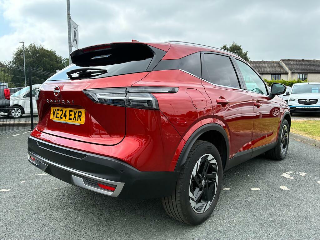 Nissan Qashqai 1.3 Dig-t Mhev N-connecta Xtron Euro 6 Ss KE24EXR Red #6