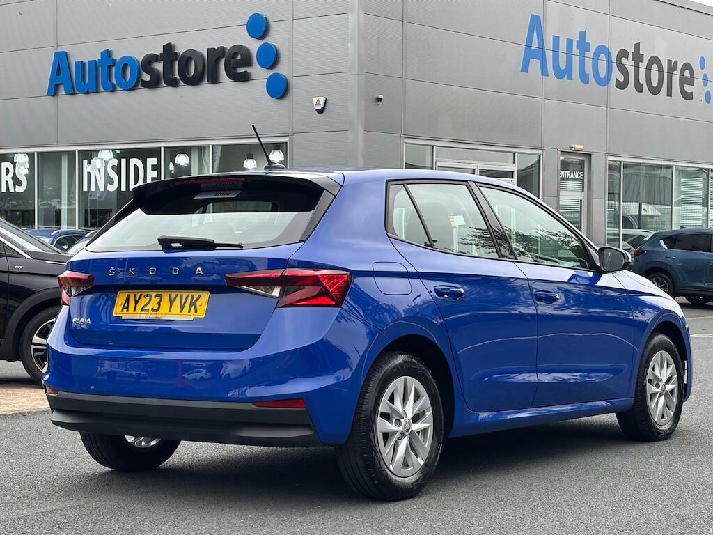 Skoda Fabia 1.0 Mpi Se Comfort Euro 6 Ss AY23YVK Blue #5