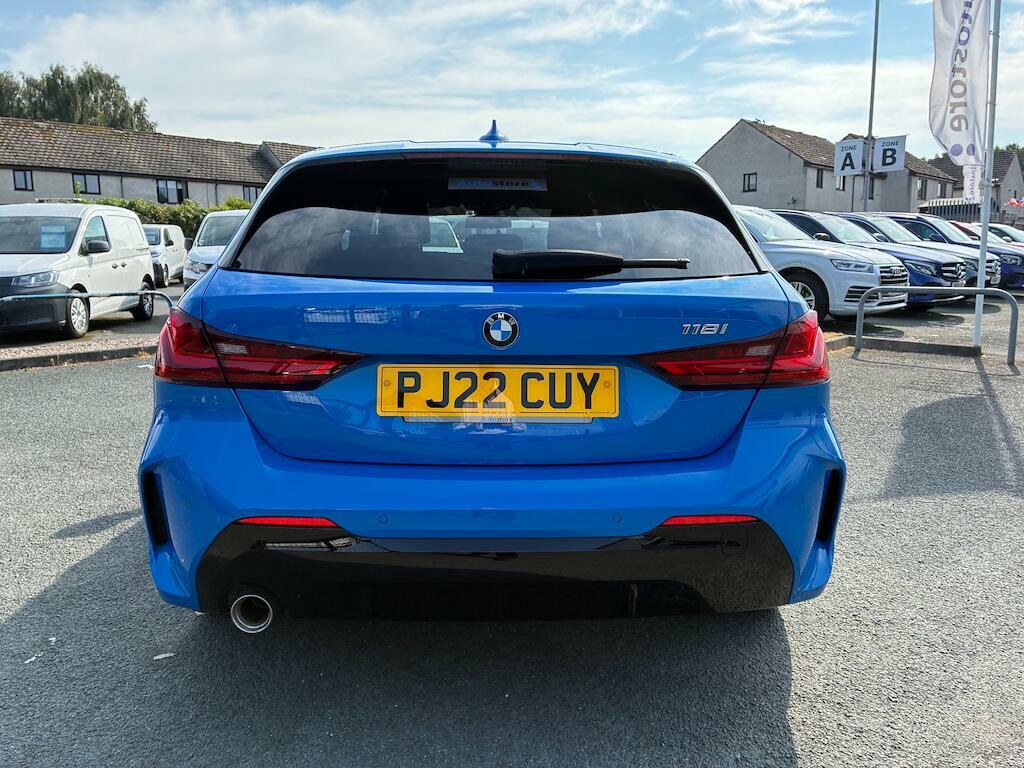 BMW 1 Series 1.5 118I M Sport Lcp Dct Euro 6 Ss PJ22CUY Blue #5