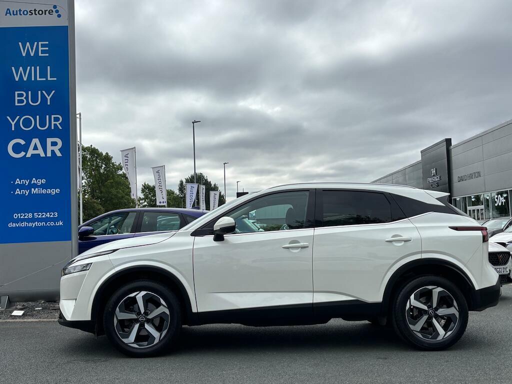 Nissan Qashqai 1.3 Dig-t Mhev N-connecta Euro 6 Ss DP73NLO White #4