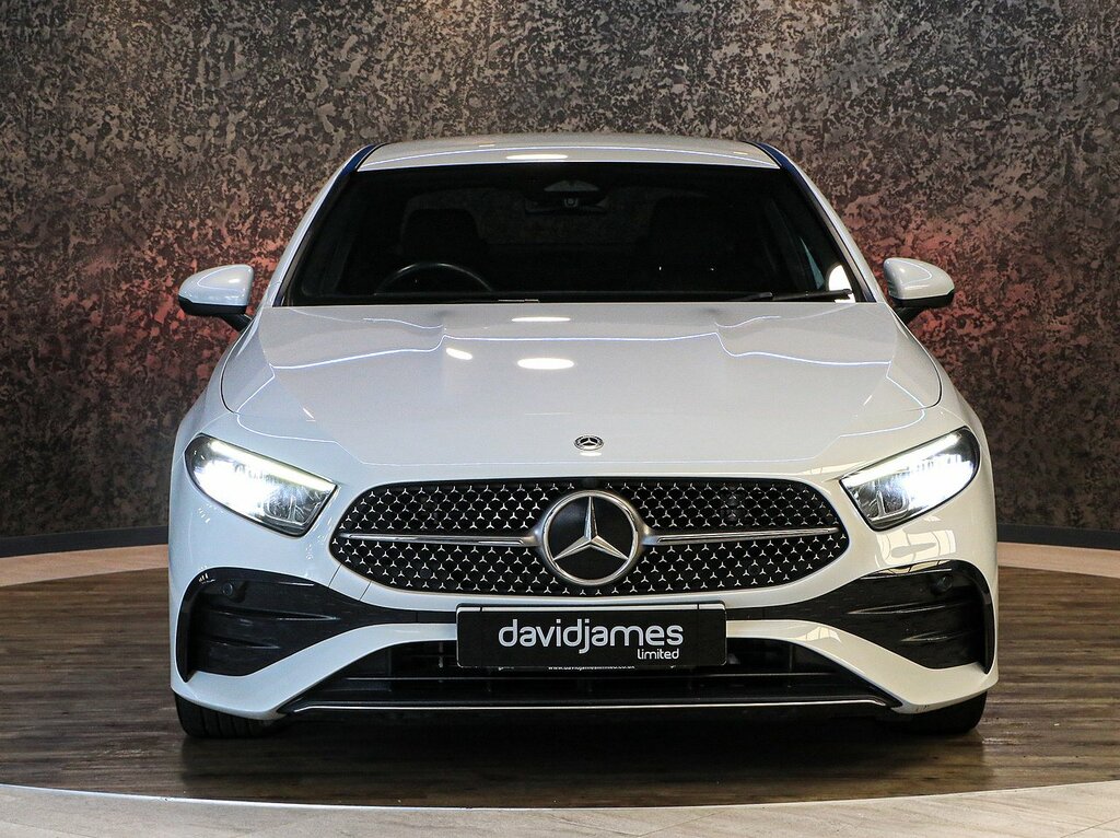 Mercedes-Benz A Class A180h Mhev Amg Line KJ23WOH White #2