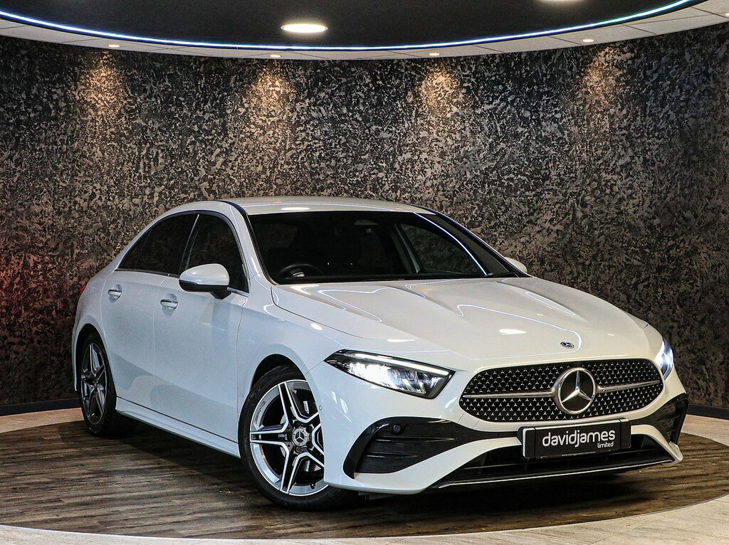 Mercedes-Benz A Class A180h Mhev Amg Line White