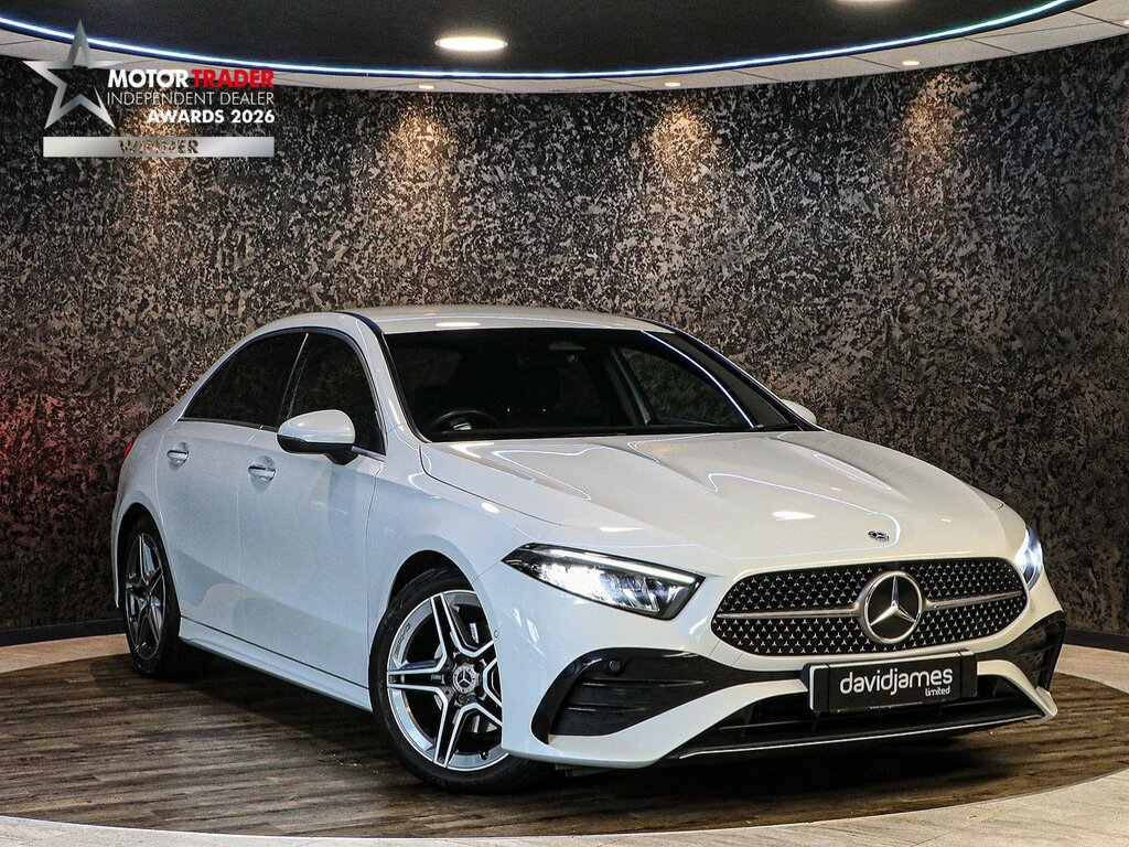 Mercedes-Benz A Class A180h Mhev Amg Line KJ23WOH White