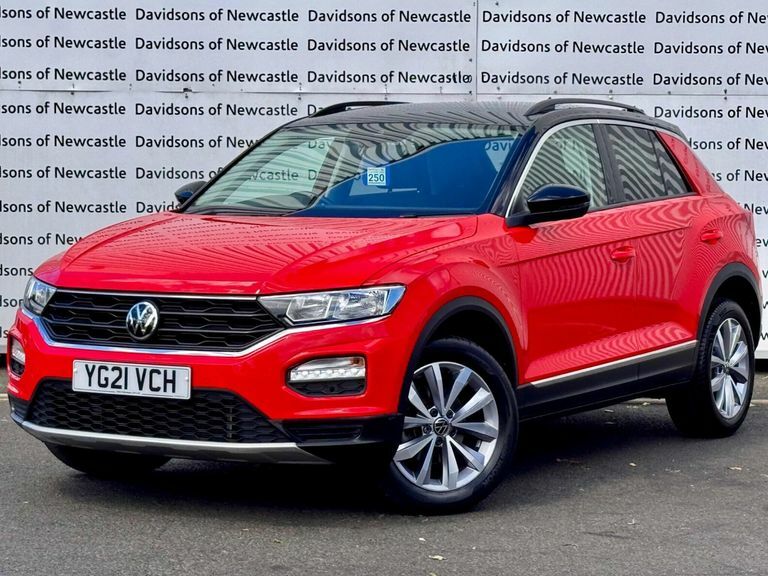 Volkswagen T-Roc 1.5 Tsi Gpf Evo Design Suv Dsg Euro 6 YG21VCH Red #3