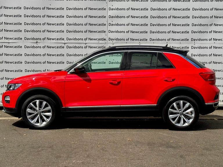 Volkswagen T-Roc 1.5 Tsi Gpf Evo Design Suv Dsg Euro 6 YG21VCH Red #5