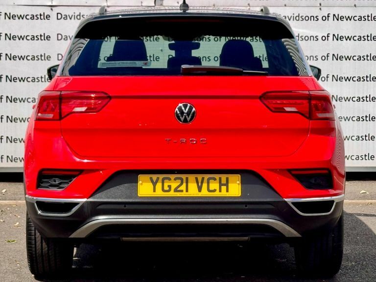 Volkswagen T-Roc 1.5 Tsi Gpf Evo Design Suv Dsg Euro 6 YG21VCH Red #6