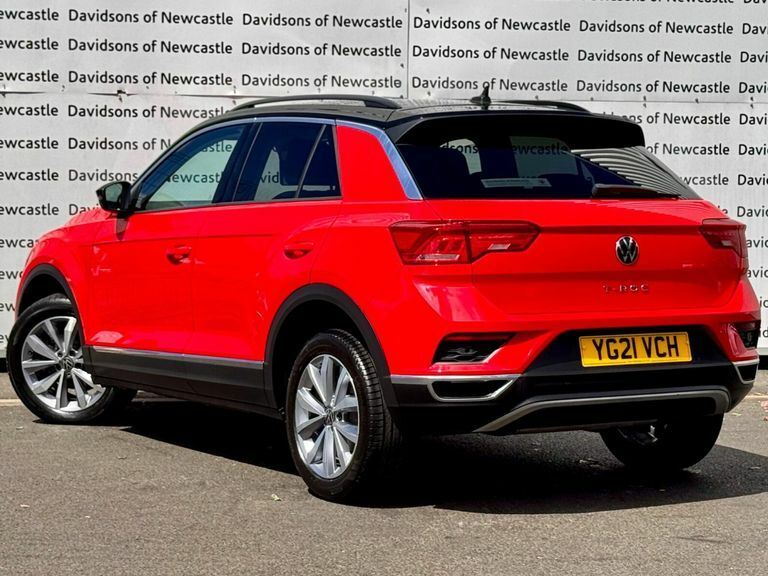 Volkswagen T-Roc 1.5 Tsi Gpf Evo Design Suv Dsg Euro 6 YG21VCH Red #4