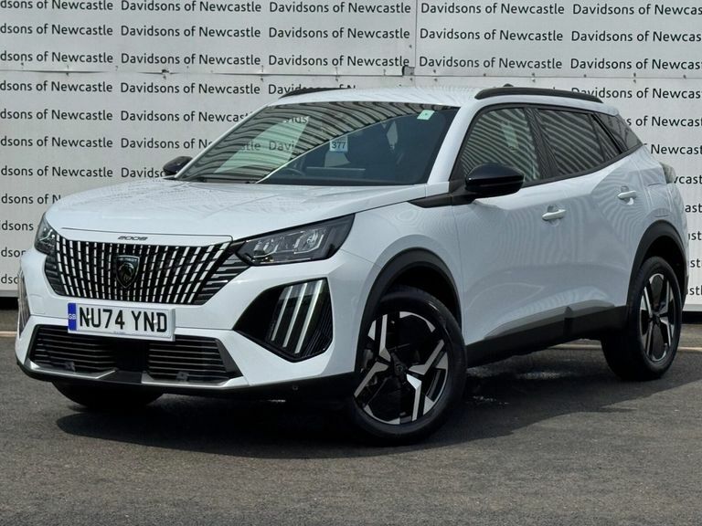 Peugeot 2008 1.2 Puretech Allure Suv Euro 6 NU74YND White #2