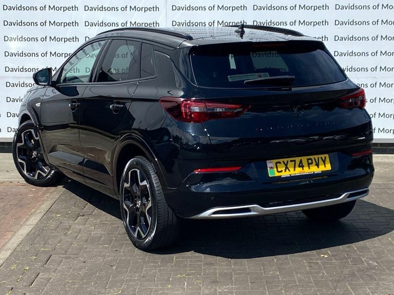 Vauxhall Grandland 1.2 Ultimate Suv Hybrid E-dct Euro 6 S CX74PVY Black #4