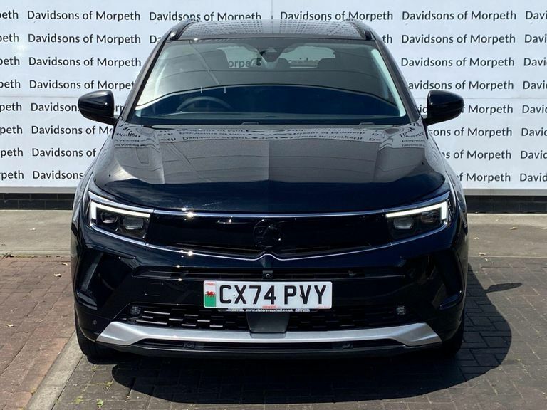 Vauxhall Grandland 1.2 Ultimate Suv Hybrid E-dct Euro 6 S CX74PVY Black #2