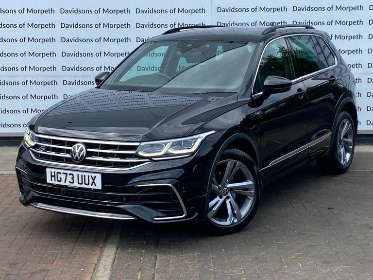 Volkswagen Tiguan 2.0 Tdi R-line Edition Dsg Euro 6 Ss HG73UUX Black #3