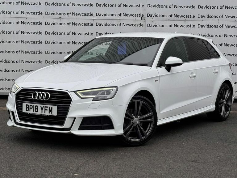 Audi A3 1.5 Tfsi Cod S Line Sportback Eu BP18YFM White #3