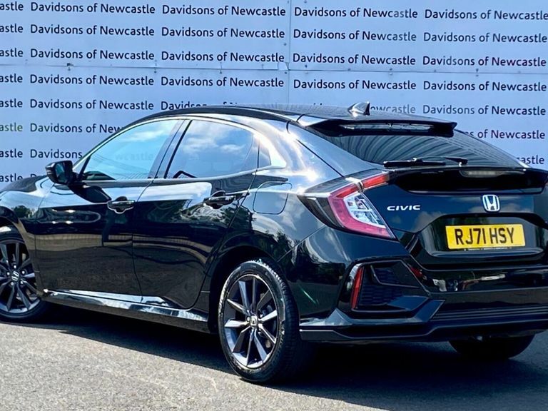 Honda Civic 1.0 Vtec Turbo Sr Hatchback Cvt Euro 6 Black #4