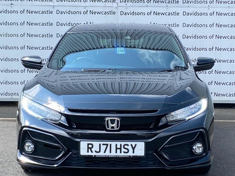 Honda Civic 1.0 Vtec Turbo Sr Hatchback Cvt Euro 6 Black #2