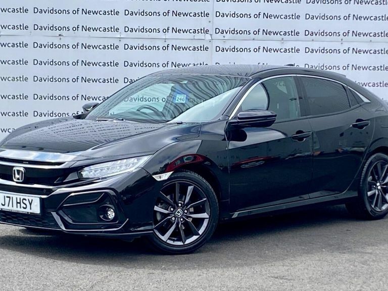 Honda Civic 1.0 Vtec Turbo Sr Hatchback Cvt Euro 6 Black #3